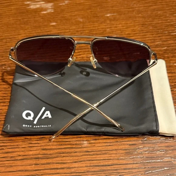 Quay Australia The Playa Silver Sunglasses - Picture 2 of 3